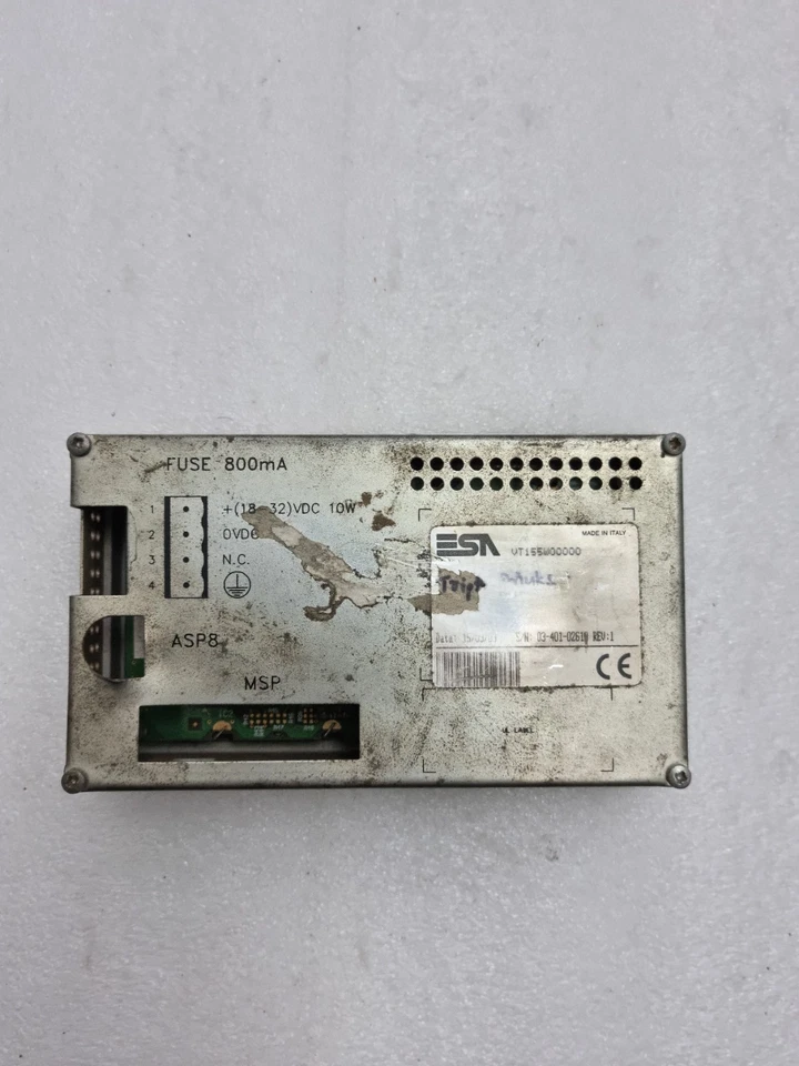 For Parts/Scrap ESA VT155W00000 Touch Panel Hmi Made In Italy VT155W00000